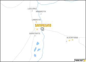 map of San Pedro