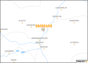 map of San Pedro