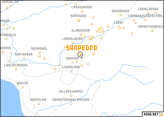 map of San Pedro