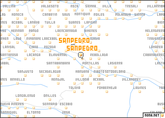 map of San Pedro