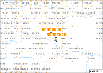 map of San Pedro