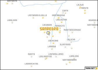 map of San Pedro