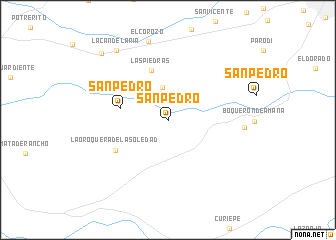 map of San Pedro