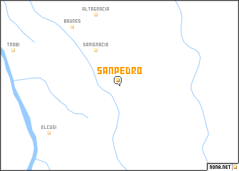 map of San Pedro