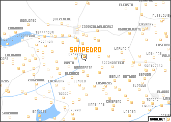 map of San Pedro