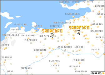 map of San Pedro