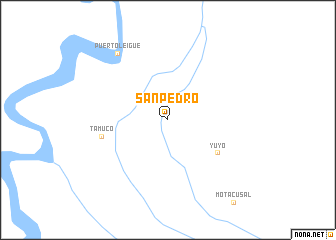 map of San Pedro