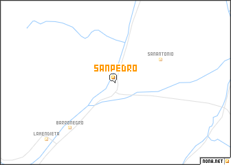 map of San Pedro