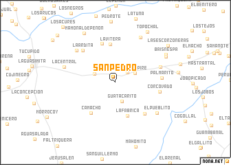 map of San Pedro