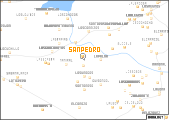 map of San Pedro