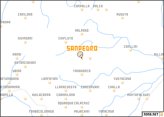 map of San Pedro