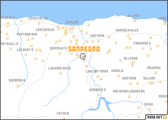 map of San Pedro