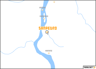 map of San Pedro