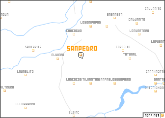 map of San Pedro