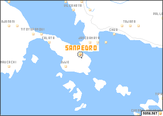 map of San Pedro