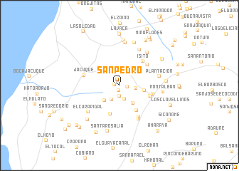 map of San Pedro