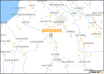 map of San Pedro