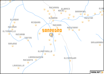 map of San Pedro