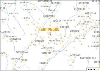 map of San Pedro