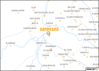 map of San Pedro