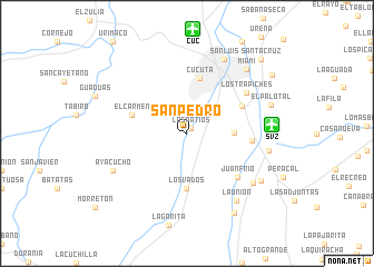 map of San Pedro