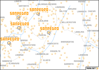 map of San Pedro