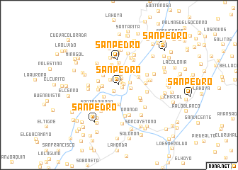 map of San Pedro