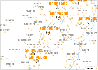 map of San Pedro