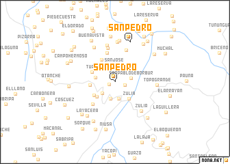 map of San Pedro