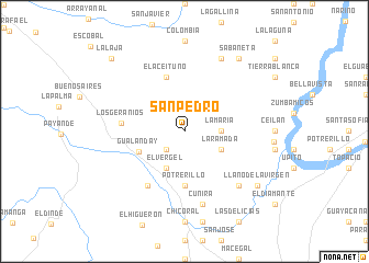 map of San Pedro