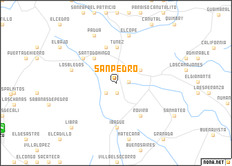 map of San Pedro