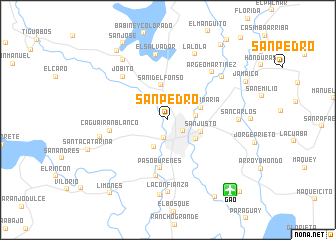 map of San Pedro