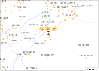 map of San Pedro