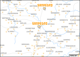 map of San Pedro