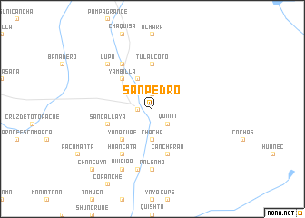 map of San Pedro