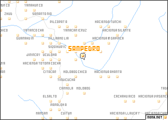 map of San Pedro