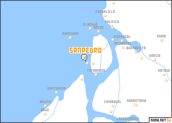 map of San Pedro