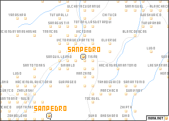 map of San Pedro