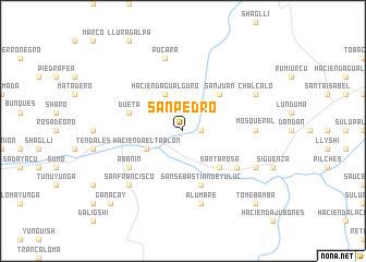 map of San Pedro