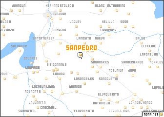 map of San Pedro