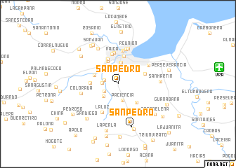 map of San Pedro