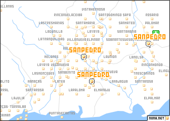 map of San Pedro