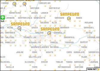 map of San Pedro