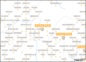 map of San Pedro