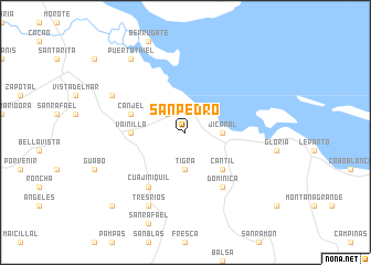 map of San Pedro