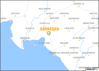map of San Pedro