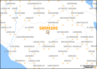 map of San Pedro