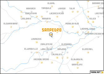 map of San Pedro