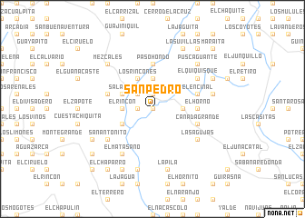 map of San Pedro
