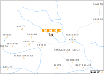 map of San Pedro